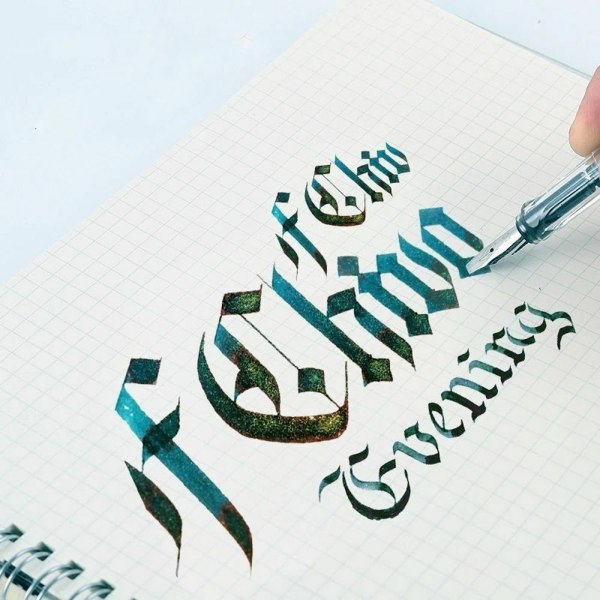 Kalligrafia Parallel Pen Art Ink Pen MUSTA 1,1 mm Black 1.1mm
