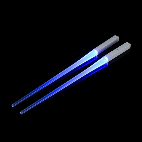 Glødende spisepinner lys pinne BLÅ blue