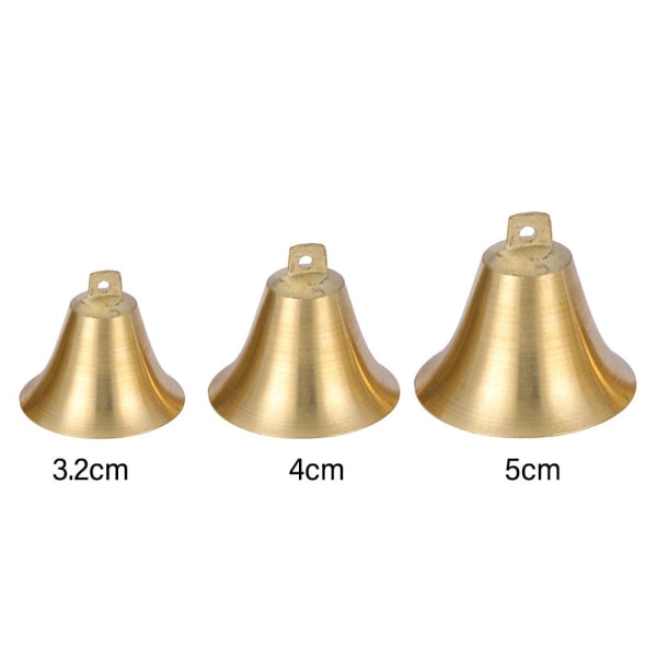 Betande Kopparklockor Ko Häst Fårklockor 4CM 4cm