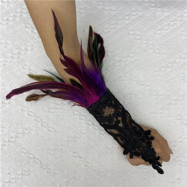 Långa handskar Natural Feather 5 5 5