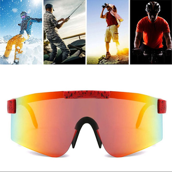 Cykling Polarized Sports Solglasögon Glasögon Glasögon 2 2