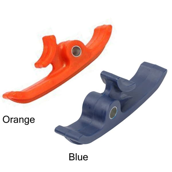 Motorcykel Chain Slider Flat Fork Gliding Guide ORANGE orange