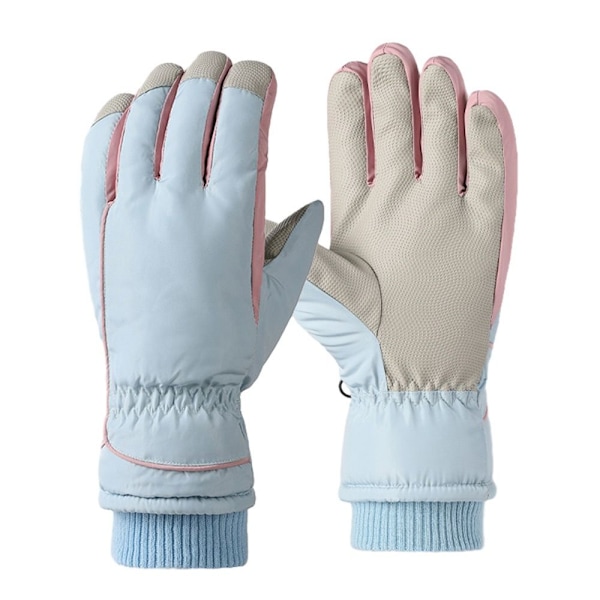 Kvinder Plys Handsker Snowboard Ski Handsker LAKE BLUE lake blue