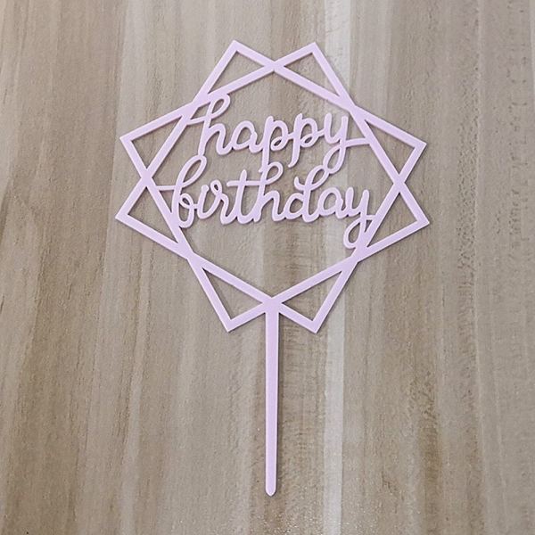 18 kpl Syntymäpäiväkakkupäällinen Happy Birthday Cake Toppers 3 3 3