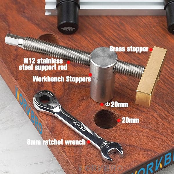 Workbench Desktop Quick Fixture Fast Fixed Clip 20MM 20MM