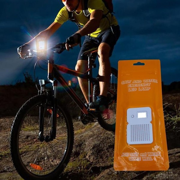 Saltvannslampe Nødlampe ORANSJE Orange