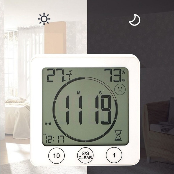 Digitalt termo-hygrometer temperaturfuktighetsmåler