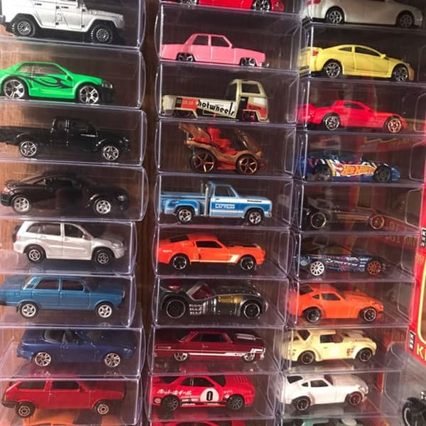 10 Styck PVC Box Förvaringsbox Display Case 10pcs