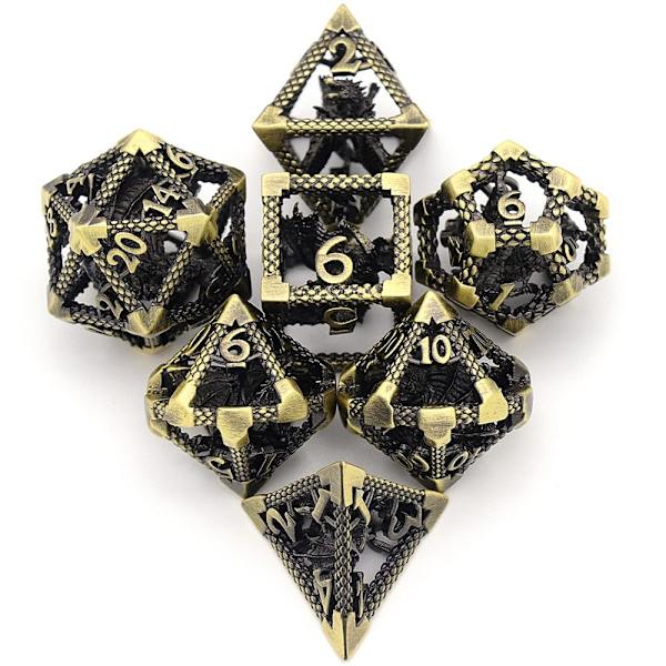 7st DND Metal Dice Set Game Dice 06 06 06