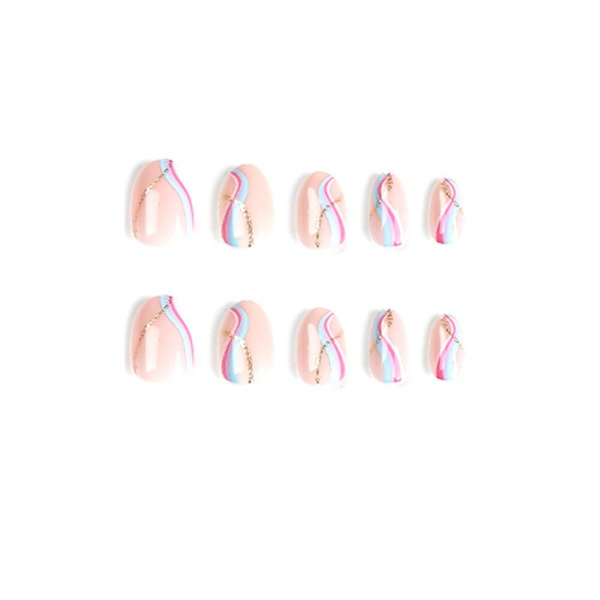 Almond Fake Nails False Nail 2 2 2