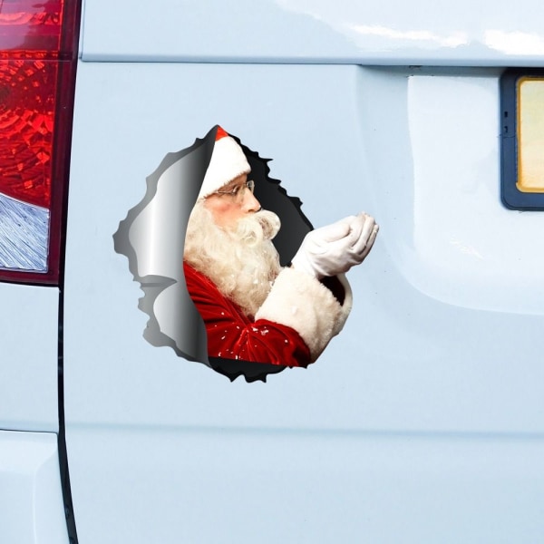 Juleklistermærke Bilrudemærkat 8 8 8