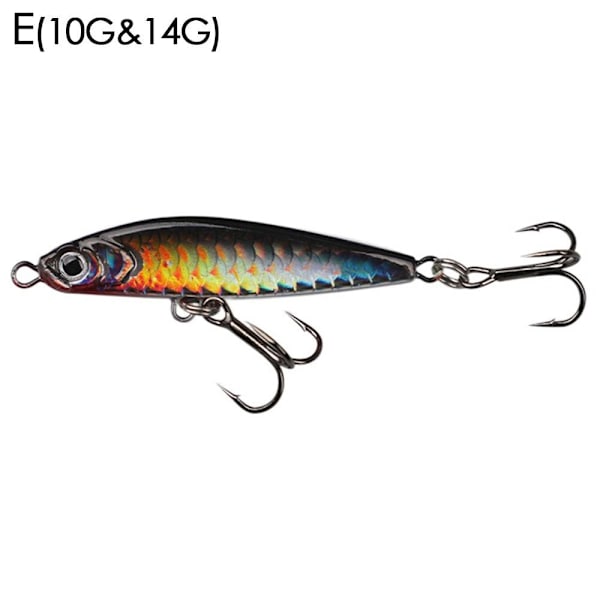 Metallfiske lokke Jig Agn E(10G&14G) E(10G&14G) E(10G&14G)