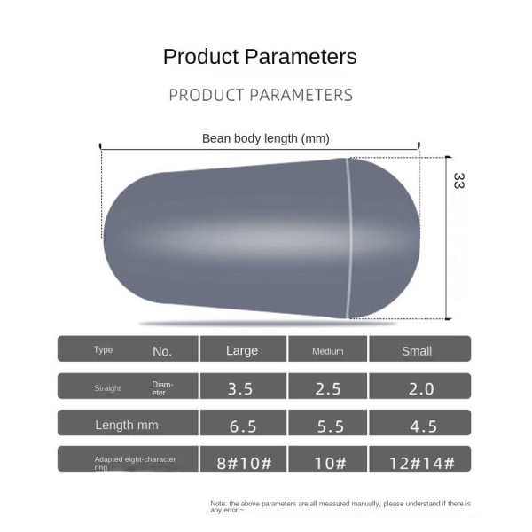 600 kpl 100 ryhmää Kalastus Bobber Stopper Rubber Bean LTransparent Green