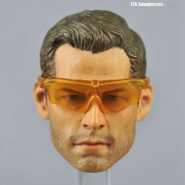 1/6 Soldier Doll Glasses Miesten/Naisten Nukkelasit ORANSSIT Orange