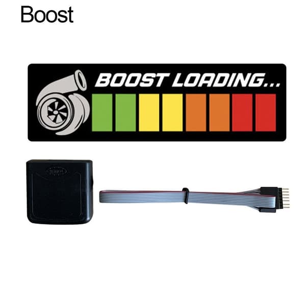 LED-bilklistermärke Vindrutedekal BOOST BOOST Boost