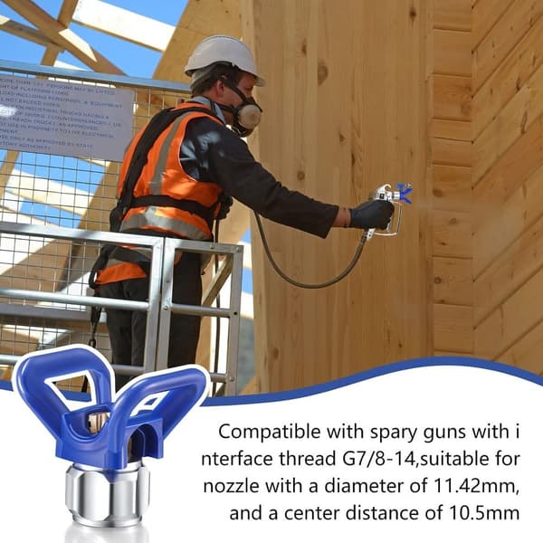 3 delar Sprayspetsar Airless Paint Spray Gun Spray Muntskydd