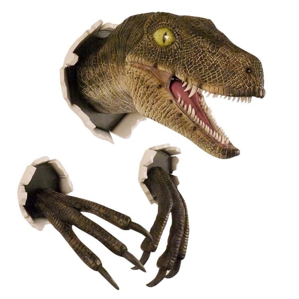 Dinosaurieskulptur monterad dinosauriedekor 1 1 1