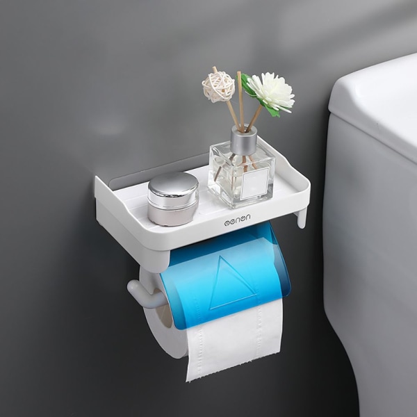Toalettpappershållare Förvaringsställ BLÅ Blue