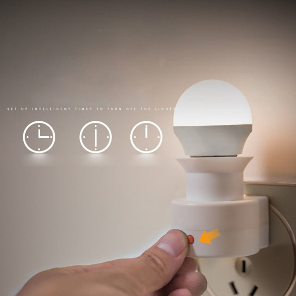 LED fjernbetjeningslys Soveværelse Sengelampe Lampeholder