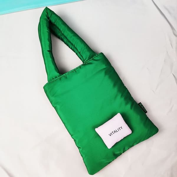 Skulderveske i bomull, Tote Bag, handlevesker
