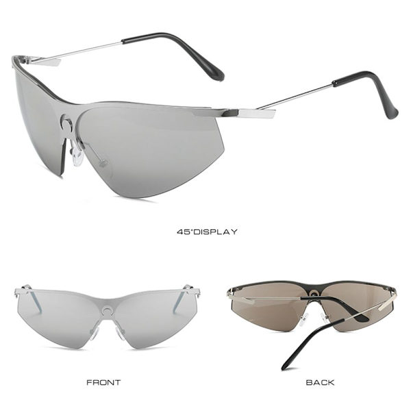 Sky Blue Aurinkolasit Y2K Aurinkolasit SILVER SILVER Silver
