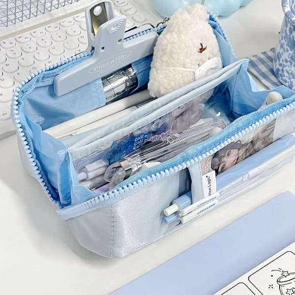 Pen Bag Penalhus BLÅ Blue