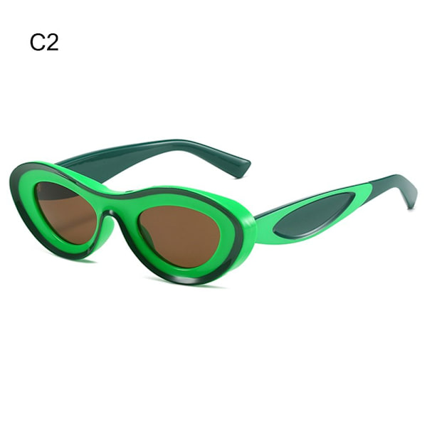 Cat Eye solbriller blågrønne nuancer C2 C2 C2