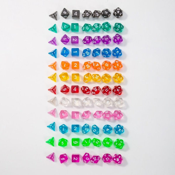Dice Sets Spel Dice RED red