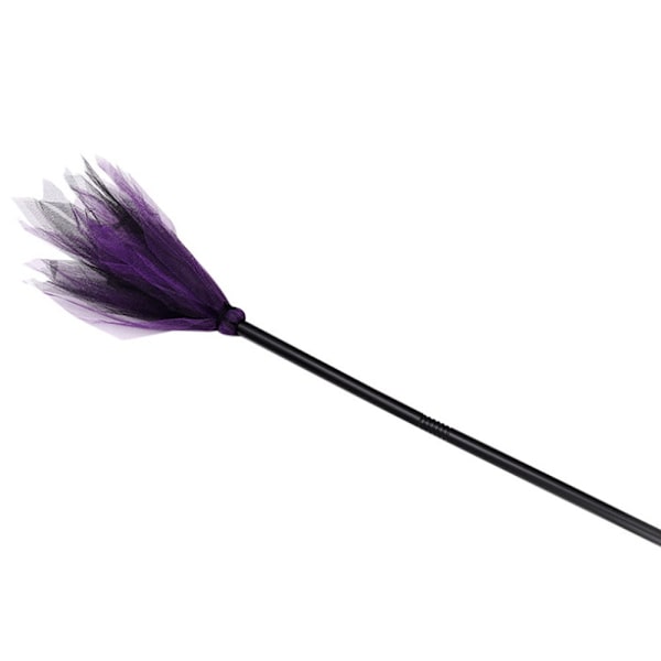 Witch Broom Kids Cosplay Flying LILA Purple