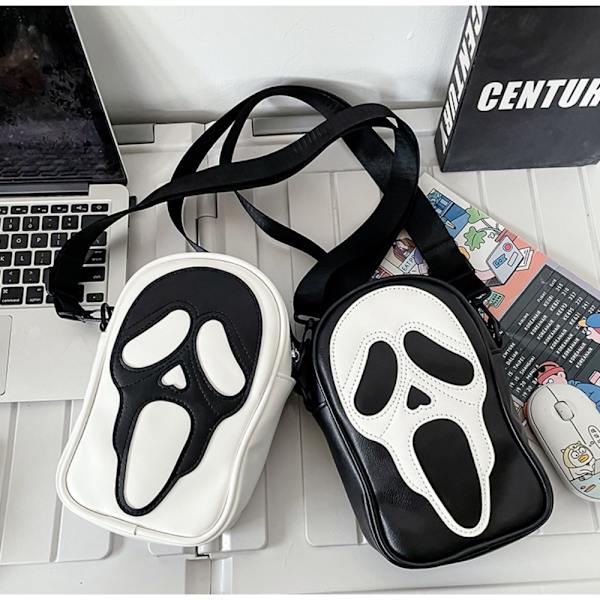 Ghost Bag Y2K väska Axelväskor Handväskor VIT white
