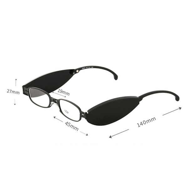 Sammenleggbare lesebriller Datalesere BLACK STRENGTH 200 black Strength 200-Strength 200