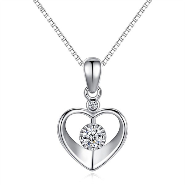 Crystal Heart Riipus Kaulakoru Love Heart Kaulakoru Riipukset JA Pendants and chains