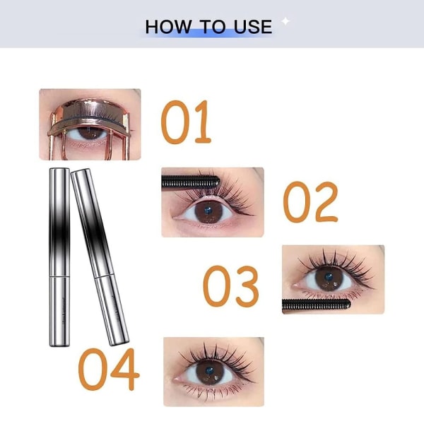 Bristleless Metal Mascara Metallisk Mascara BROWN brown