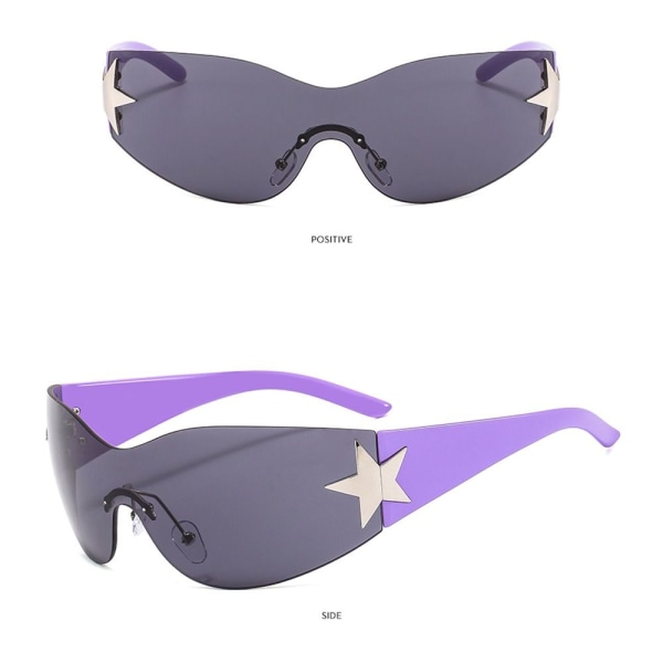 Y2K solbriller til kvinder Mænd Sportssolbriller C10 C10 C10
