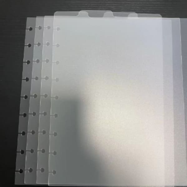 4 STK Binder Indeks Indeks Side Faner Binder Indeks Inddeler