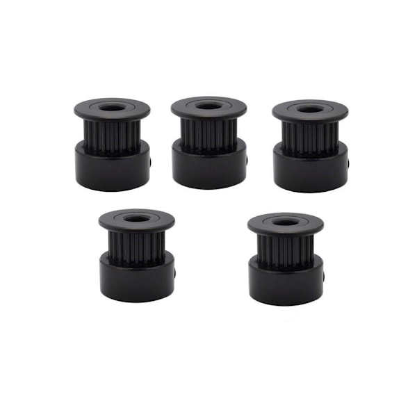5 stk GT2 Remskive 20T 5 mm boring til Ender 3 V2 Pro 3s CR10 CR-10S