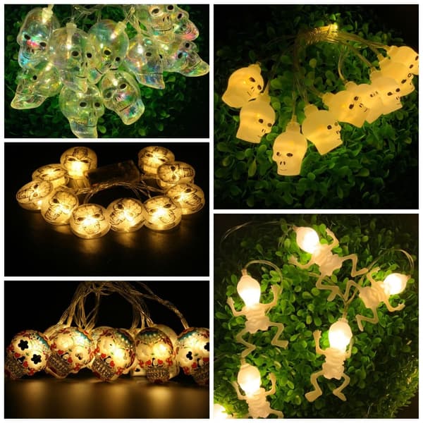 Halloween-LED-valosarjat Valot 4 4 4