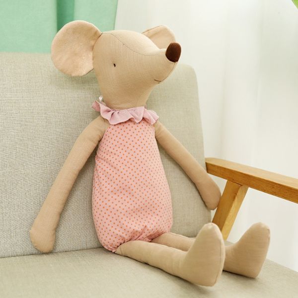 Little Mouse Doll Bowknot Hiirinukke PUNAINEN 60cm Red 60CM