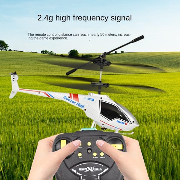 RC Helikoptrar Fjärrkontrollplan VIT white