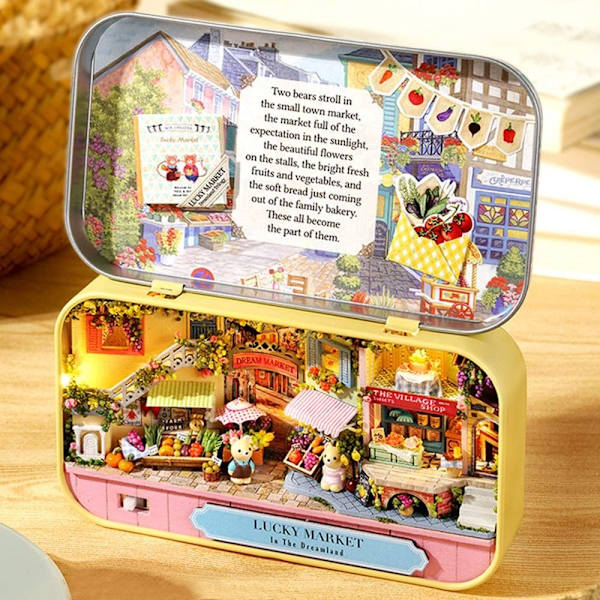 Box Theatre Dollhouses Miniature Home Dollhouse 2 2 2