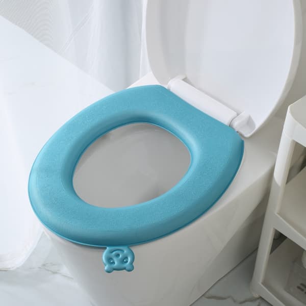 Toalettsetetrekk WC Ringmatte BLÅ Blue