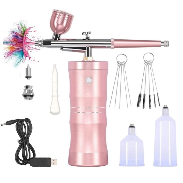Beauty Air Brush Airbrush Gun PINK pink