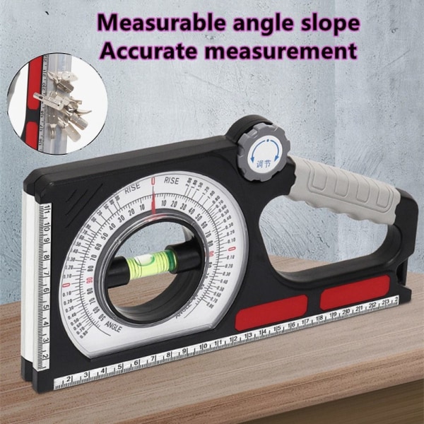 Vinkelhældning Skråvinkelvinkelmåler Vinkelniveau B IKKE-MAGNETISK B B Non-magnetic