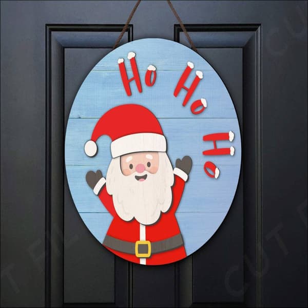 Juldekoration Board Dörrdekoration D D D