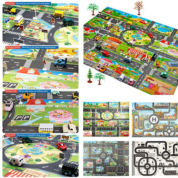Barn Game Carpet Traffic Map Mat 1 1 1