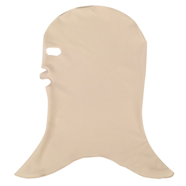 Badehætte Facekini Maske HVID White