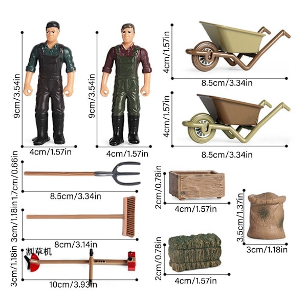 Artificial Driver Model Simulation Farm Accessories 2 2 2