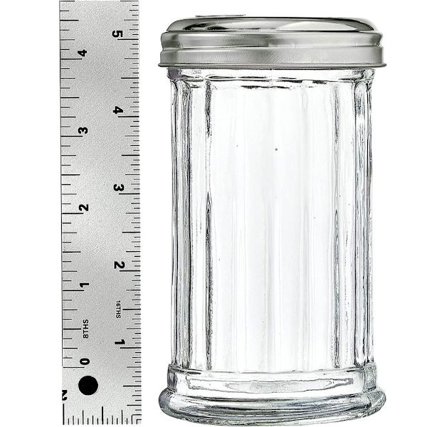 Sukkerpourer Dispenser Rustfritt stål Krydderflaskespreder