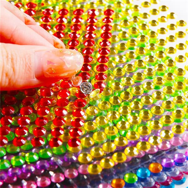 504 kpl/arkki Strassitarrat Timantit MONIVÄRIT multicolor