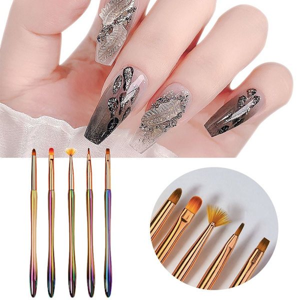 Värikäs Nails Brush Nail Art Harjat 01 01 01
